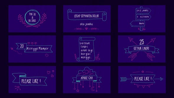 Videohive Hand Drawing Title 28389597