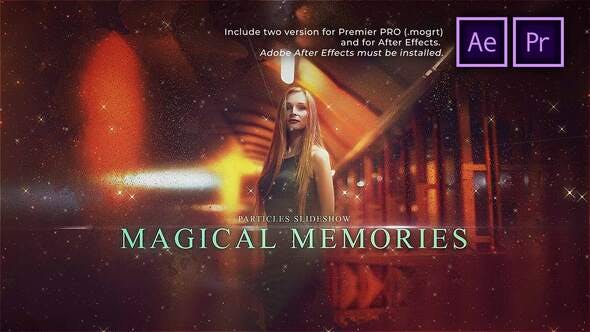 Videohive Particles Slideshow Magical Memories 31161851