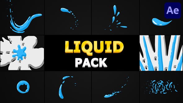 Videohive Liquid Shapes After Effects 31104119