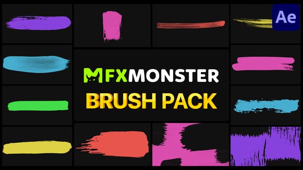 Videohive Brush Pack After Effects 30989717