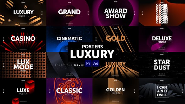 Videohive Posters Luxury 30982981