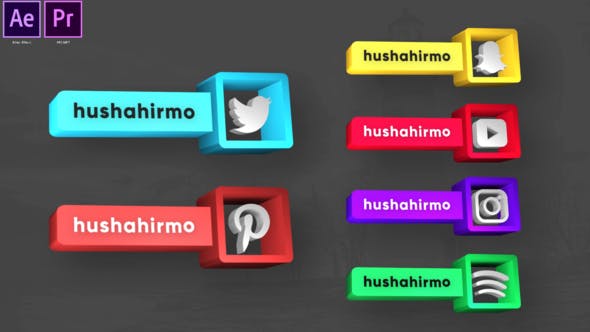 Videohive Videohive Social Media Unique Lowerthirds 31007712