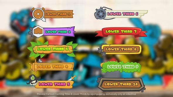 Videohive Cartoon Game Titles 31061451