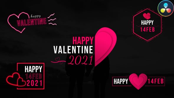 Videohive Valentine Modern Titles 30447150
