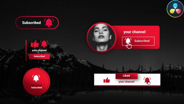 Youtube Creative Subscribe Elements