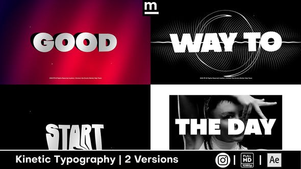 Videohive Bright Typography 27096902
