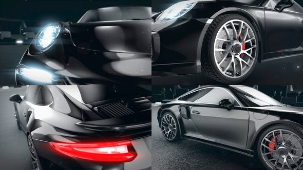 Videohive Sport Car Racing Logo Intro 30809376