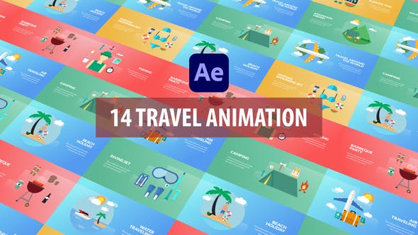 Videohive Travel Animation After Effects 31054906