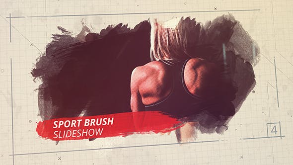 Videohive Sport Brush Slideshow 20441752