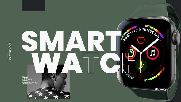 Videohive Smart Watch App Promo Intro Opener 31103201
