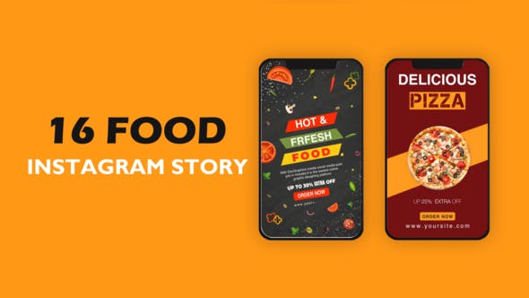 Videohive Food Instagram Story Pack 31122293