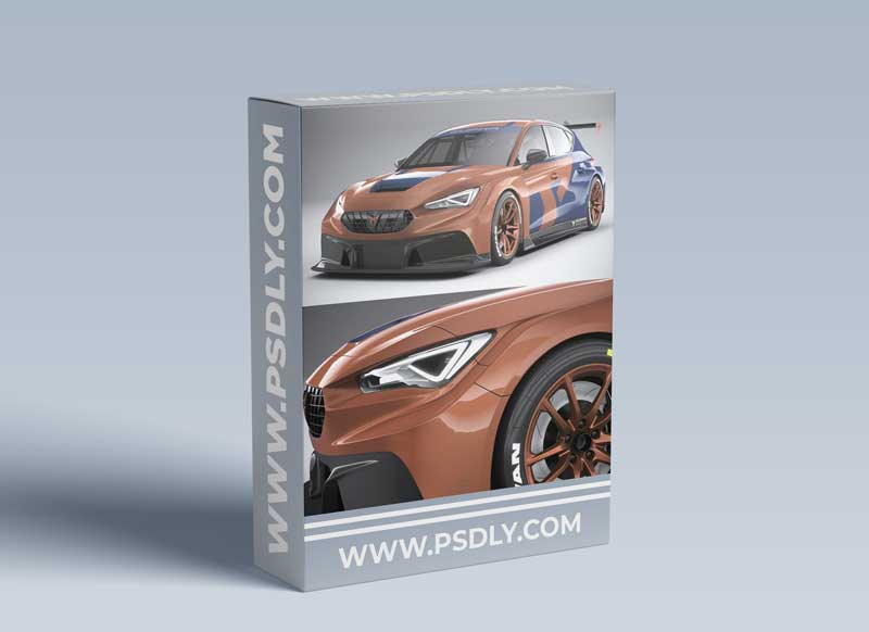 Seat Leon Cupra Competicion 2020 3D model