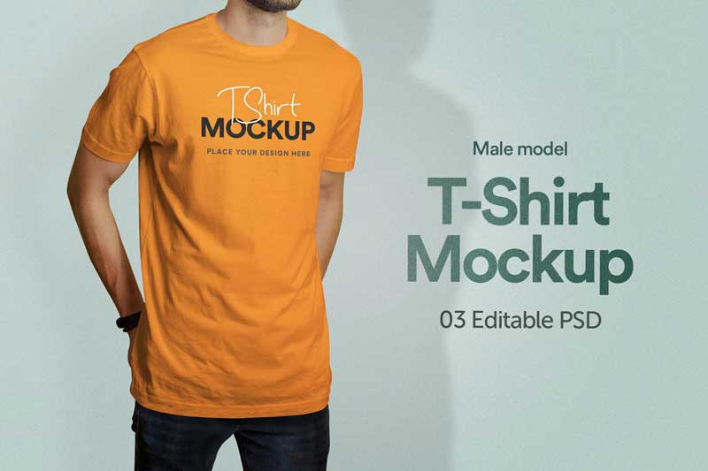 T-Shirt Mockup - Vol 03 MA8P4MR