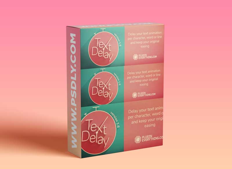 TextDelay v1.6.1 for After Effects