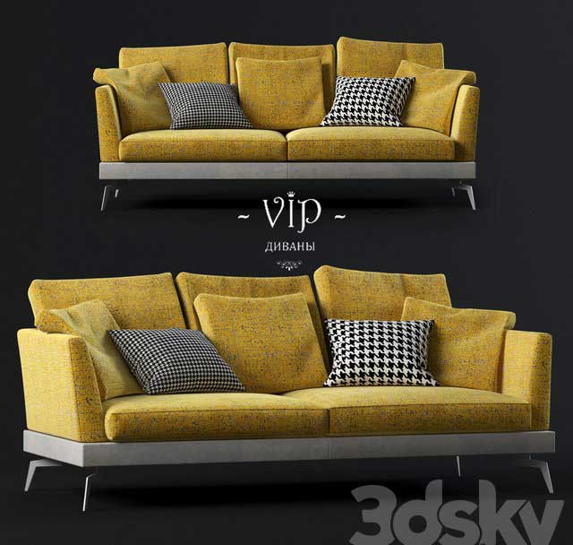 Vip sofas - Skyline modern composite two-seater sofa