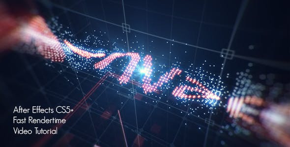 Videohive Glowing Tech Particles Logo 20592031