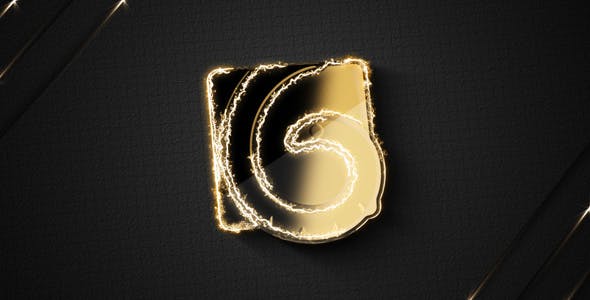 Videohive Luxury Logo with Energy Streaks and Particles 19633056