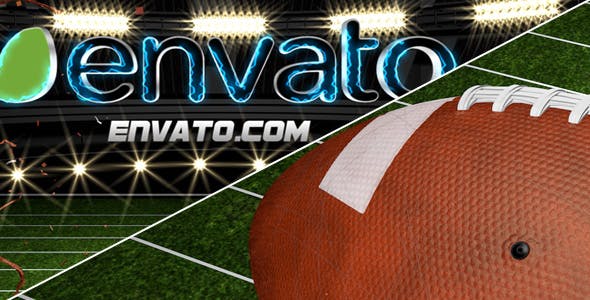 Videohive American Football Ball Logo Reveal 18090125
