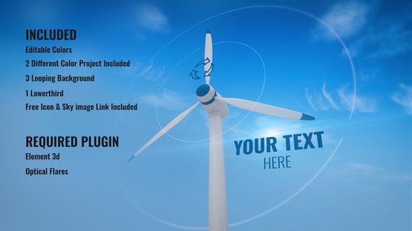 Videohive Clean Energy Opener and Background 31190908