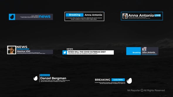 Videohive News Lower Thirds Version 2 30142857