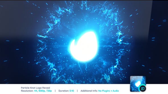 Videohive Particle Knot Logo Reveal 23328123