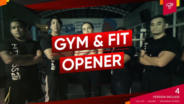 Videohive Fitness and Workout Gym Opener Sport Promo Dynamic Slideshow 24793073