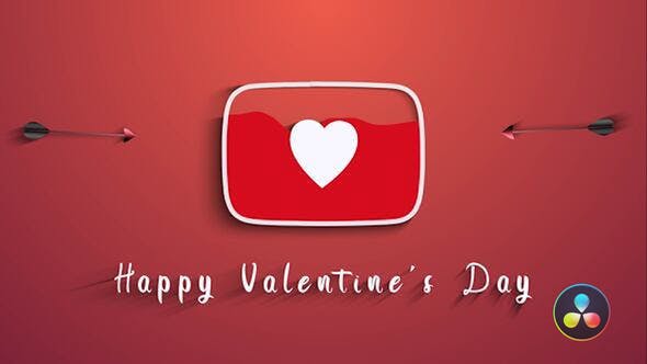 Videohive Valentines Day Youtube Logo 29858772