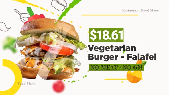 Videohive Food Menu Promo 29052057