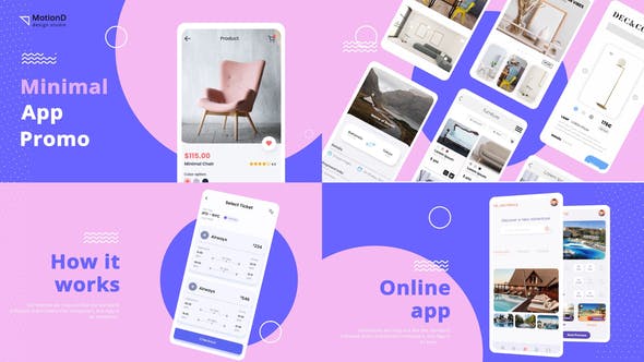 Videohive Minimal Color App Promo 31282471