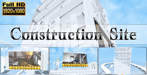 Videohive Construction Site Corporate Ident 5602979