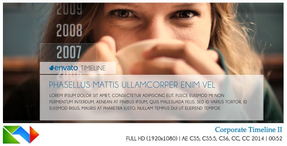 Videohive Corporate Timeline Slideshow 13697752