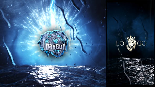 Videohive Lightning Storm Logo Reveal 31179152