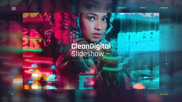 Videohive Clean Digital Slideshow Corporate Presentation IT Technology Opener Hi-Tech Futuristic 3086553