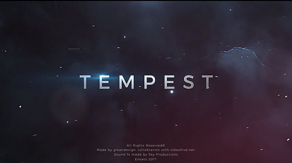 Videohive Tempest Trailer Titles 19269758