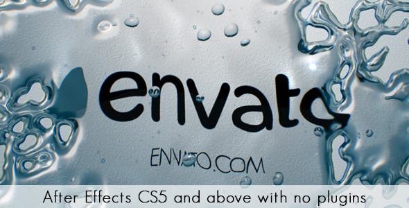 Videohive Water Logo Reveal 17508158