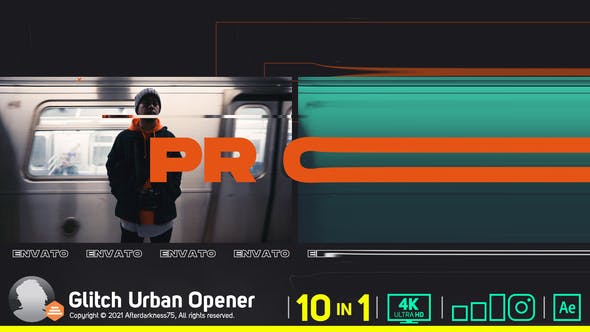 Videohive Glitch Urban Opener V2 30126846
