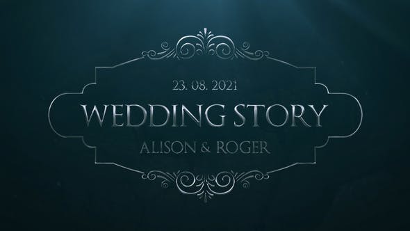 Videohive Silver Wedding Titles 31733833