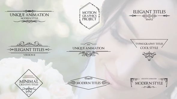Videohive Elegant Titles V2 31625584