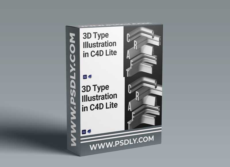 3d Type Illustrations in Cinema 4D Lite