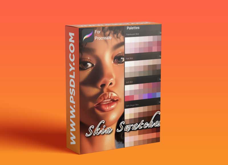50+ Skin & Painting Portraits Swatches for Procreate
