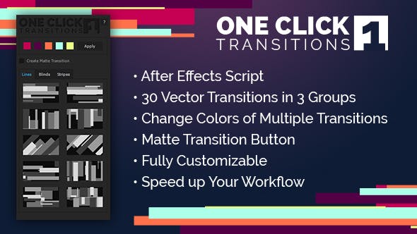 Videohive One Click Transitions Vol.1 19752559