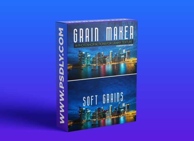 CM - 14 Photoshop Grain Texture Actions 2520256