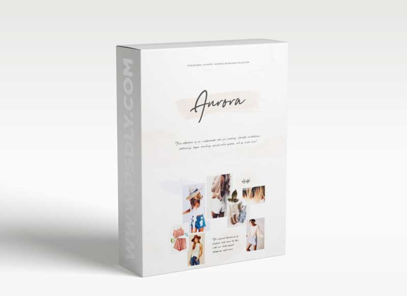 CM - Aurora Watercolor Brushes Collection 2453042