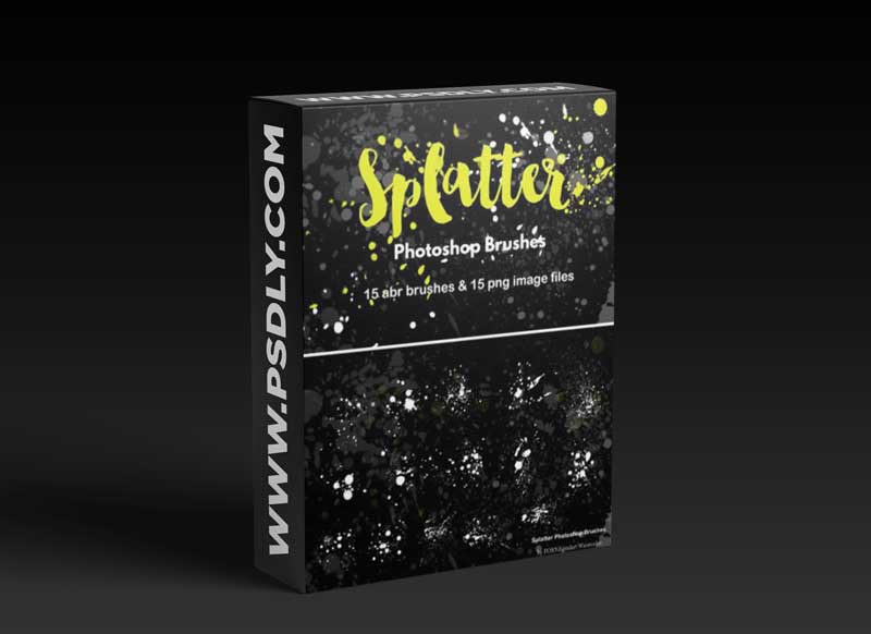 CM - Watercolor Splatter Brushes Graffiti 2385753