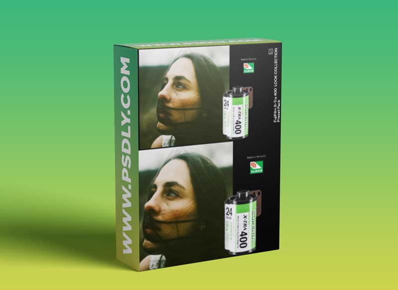 CreativeMarket - 8 FujiFilm X-Tra 400 Film Look 6054544