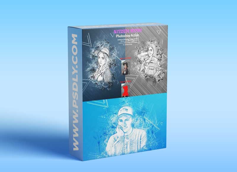 CreativeMarket - Artistic Sketch Photoshop Action 6021674