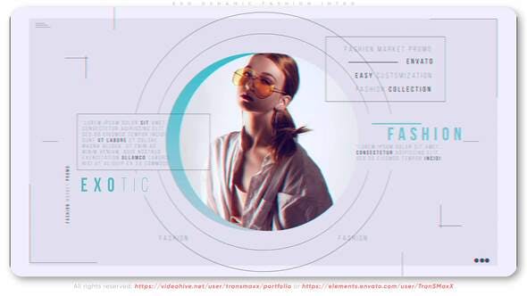 Videohive EXO. Dynamic Fashion Intro 31426672