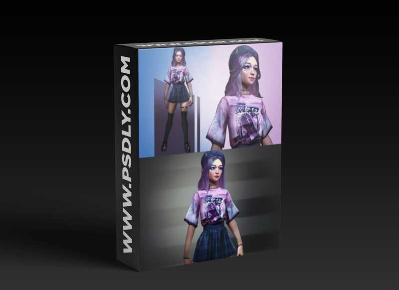 French Girl Character