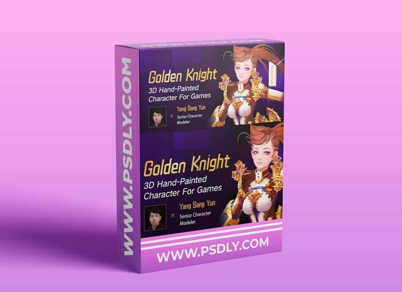 Golden Knight: 3D Hand-Painted Character For Games