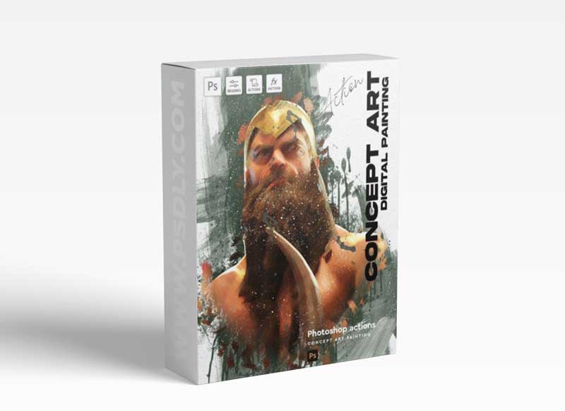 GraphicRiver - Concept Art - Digital Painting Photoshop Action 30363879
